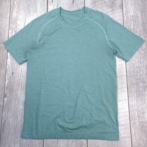 Lululemon Mens Metal Vent Breathe Shirt Size Small Sea Water Tidewater Teal Top